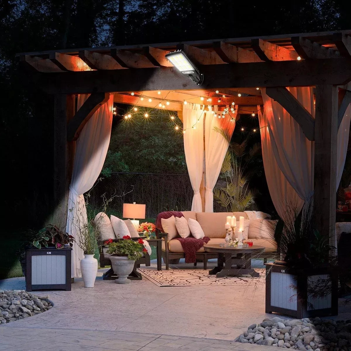 PROMO 2x1  - Lámpara Solar Inteligente con Carga Automática