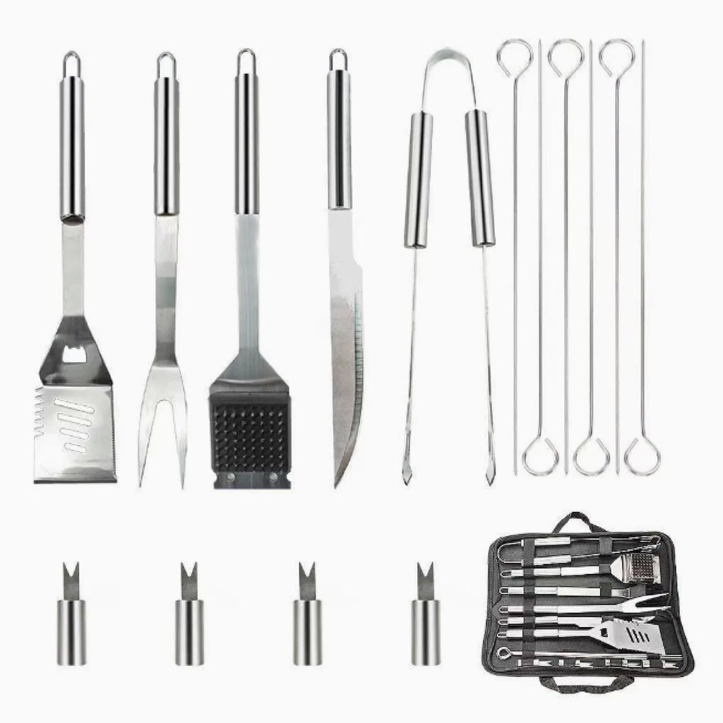 Kit Completo de Accesorios para Barbacoa – 15 Piezas