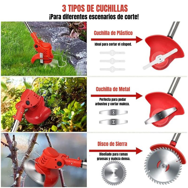 Guadaña Inalámbrica Corta Césped – ¡Mantén tu jardín impecable sin esfuerzo!