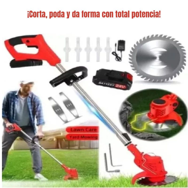 Guadaña Inalámbrica Corta Césped – ¡Mantén tu jardín impecable sin esfuerzo!