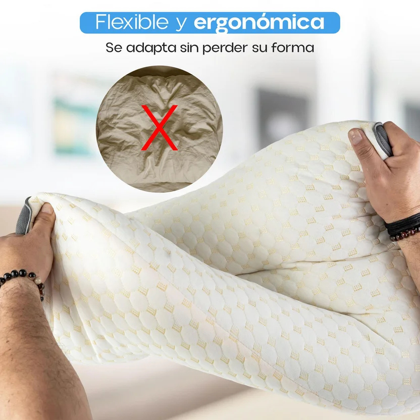 Almohada Ortopédica Cervical – Duerme Sin Dolor y Despierta Renovado Desde la Primera Noche
