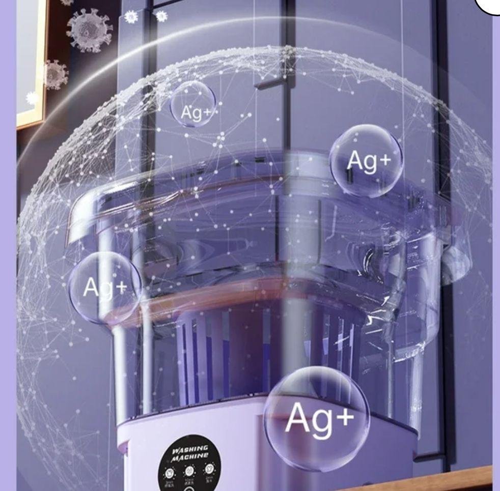 Lavadora Mini Portátil 9L – ¡Lava y seca tu ropa en cualquier lugar!